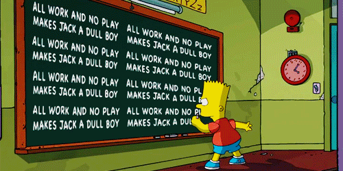 Bart opettelee perusasioita